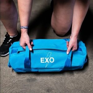 EXO Sandbag Weight Lifting Bag Barbella Box BLUE New
